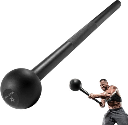 Yes4All Steel Mace Bell for Strength Training - Support Full Body, Muscles, Shoulder, Grips & Forearms Workouts to Rehabilitation, Stretching 5, 7, 10, 15, 20, 25, 30Lb for Woman & Man